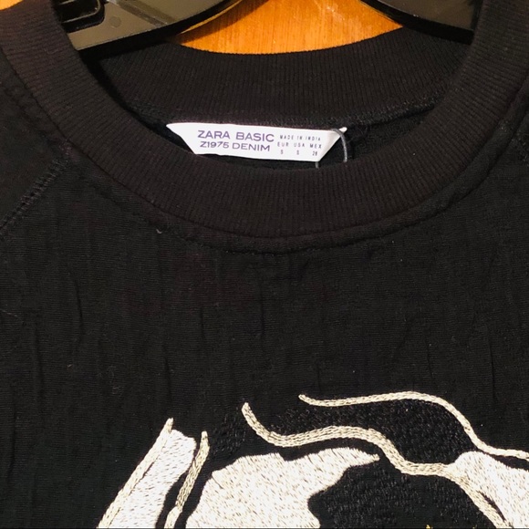 🌺🌺BNWT Zara Basic Denim Sweater🌺🌺 - Picture 4 of 7